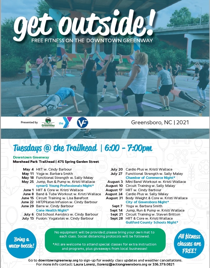 FREE Fitness on the Downtown Greenway: Yoga with Barbara Smith ...