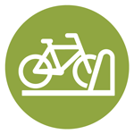 Greensboro Downtown Greenway bike rack icon