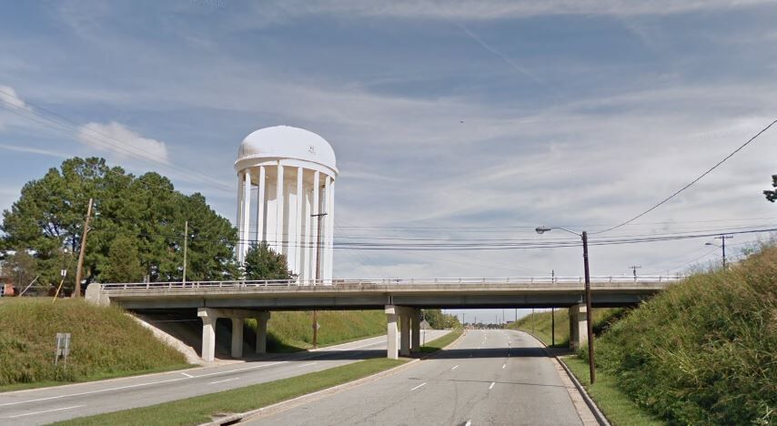 Greensboro Downtown Greenway Murrow Boulevard Before Restoration