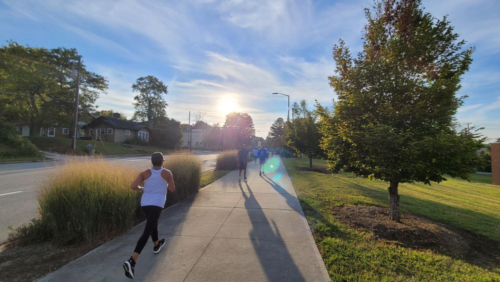 Greensboro Downtown Greenway Running